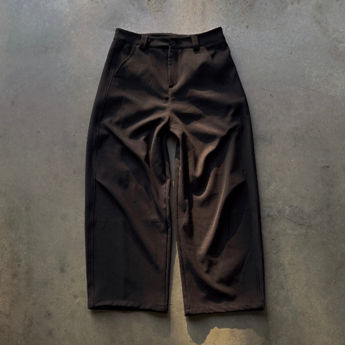 PLEATED DRESS PANTS [NOIR]  NIGHTMARKET