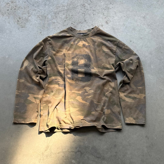 "LUCKY 8" LONGSLEEVE [FOREST CAMO]