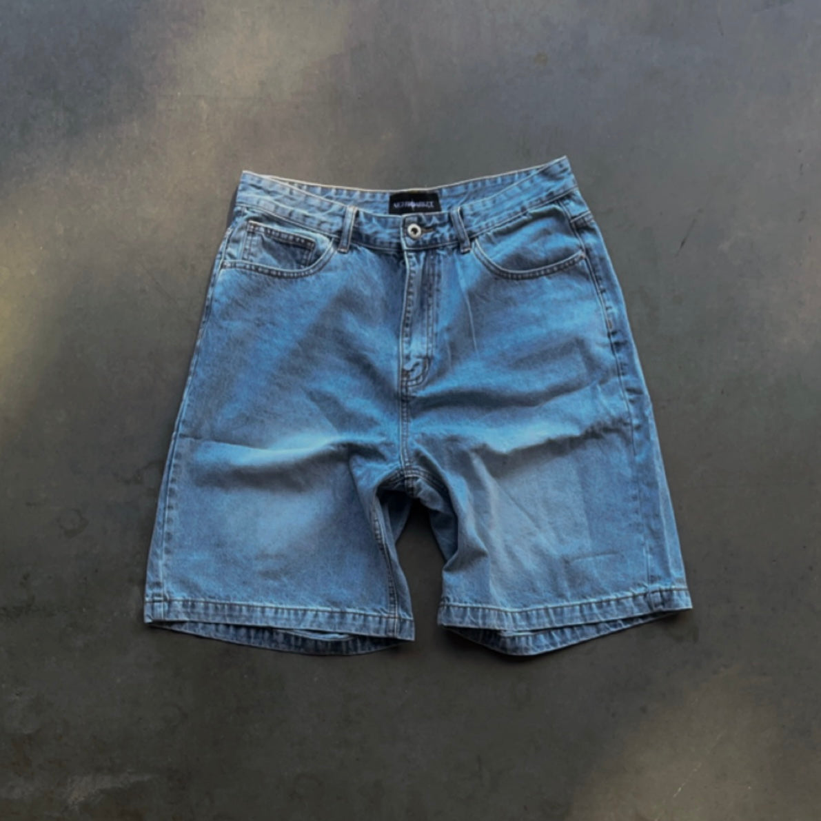 DENIM WASHED SHORTS main image 1