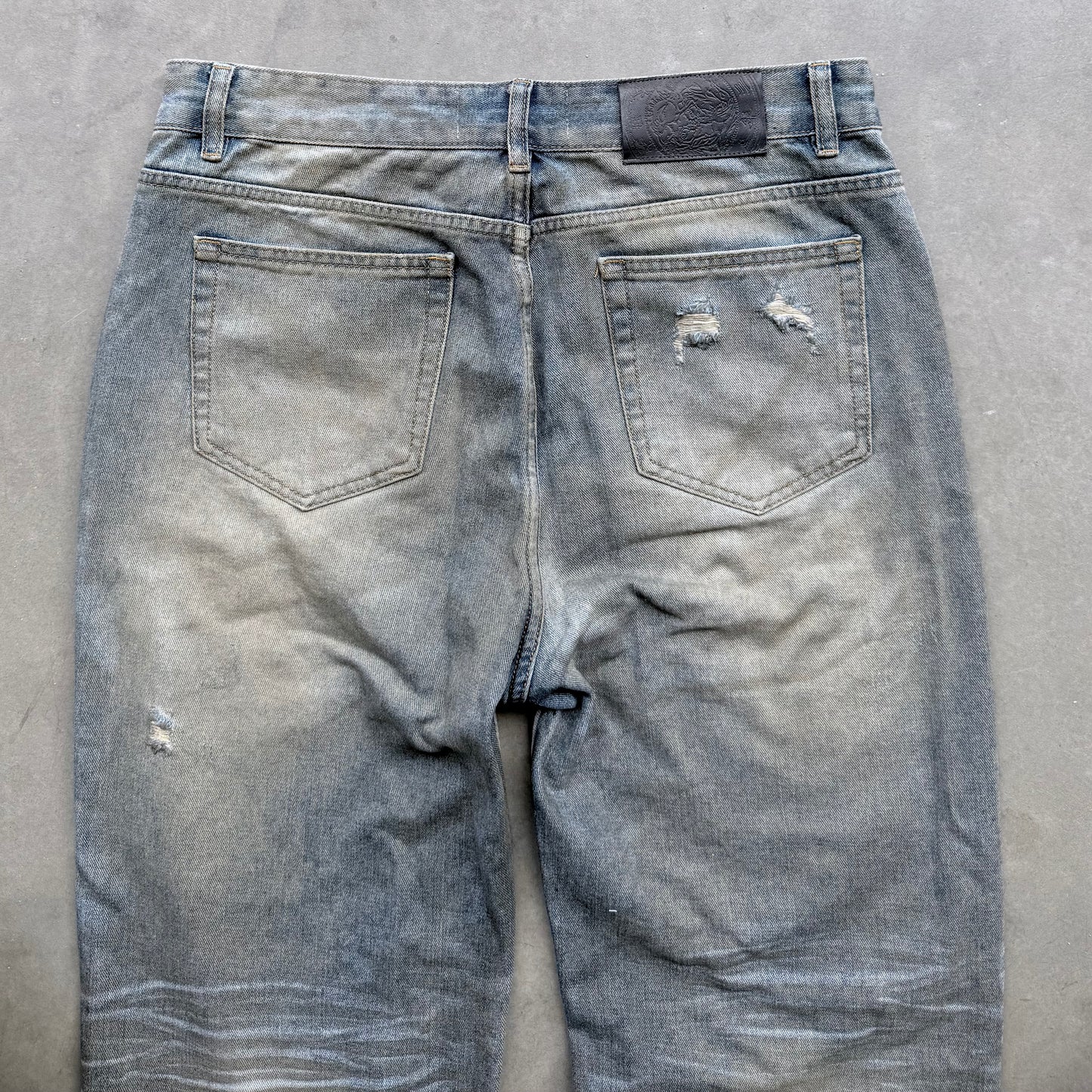 BITE DENIM [MOSS] (SIZE UP)