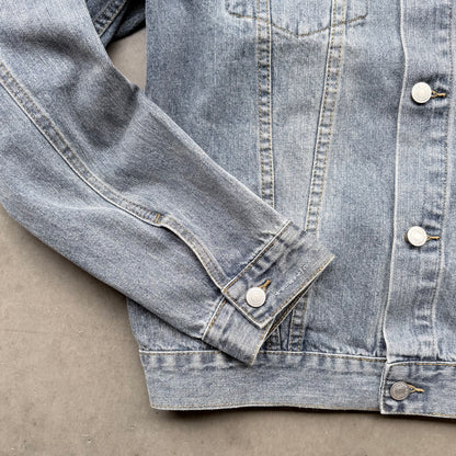 SLUB DENIM JACKET [OCEAN]