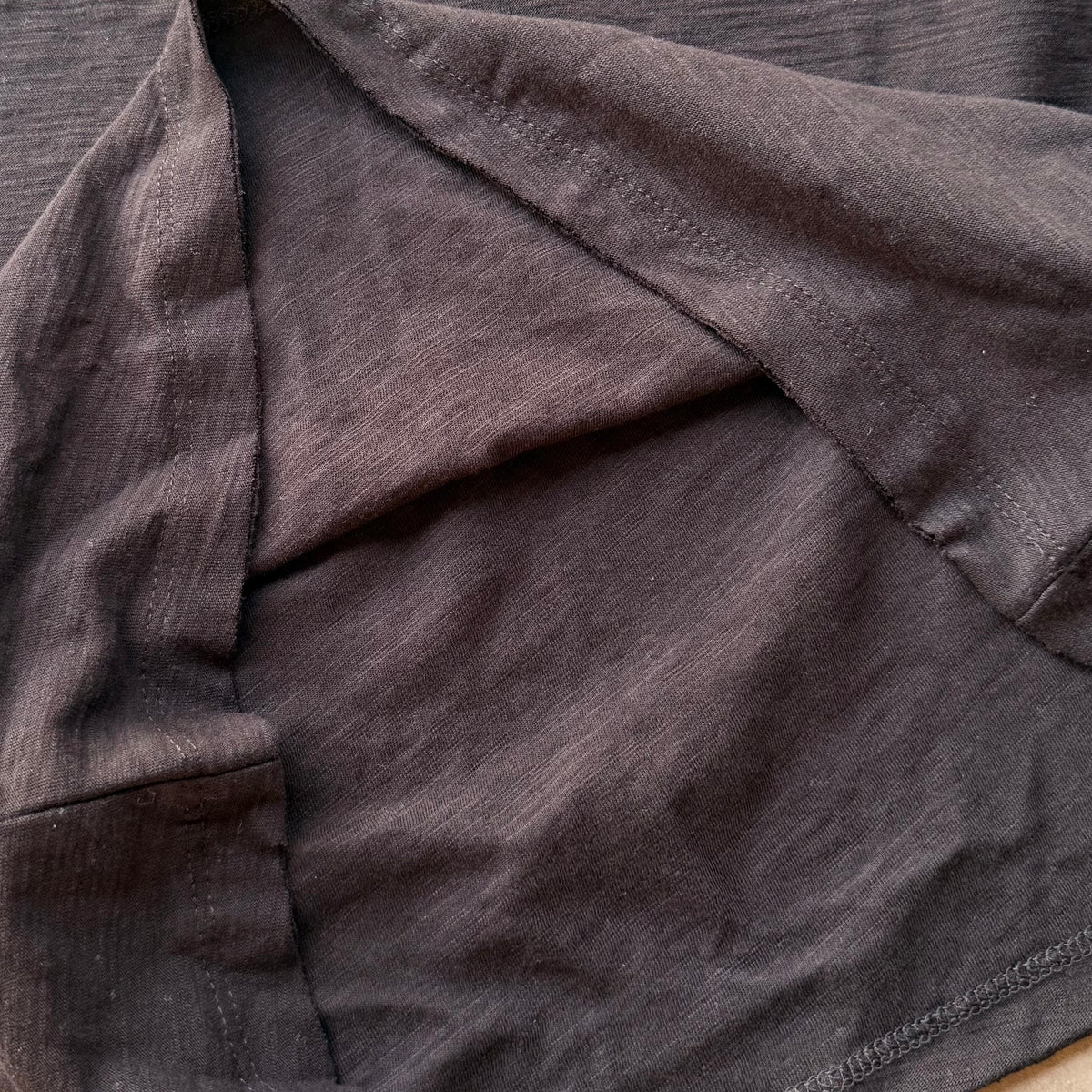 FITTED SLUB TEE [NOIR]