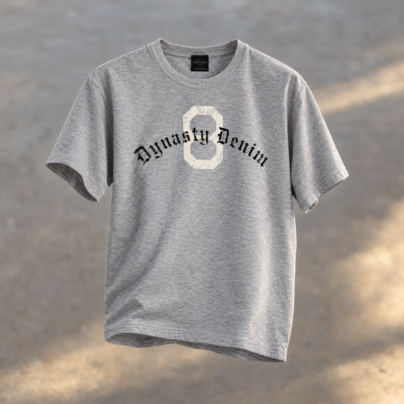 "DD8" GRAPHIC TEE [HEATHER]