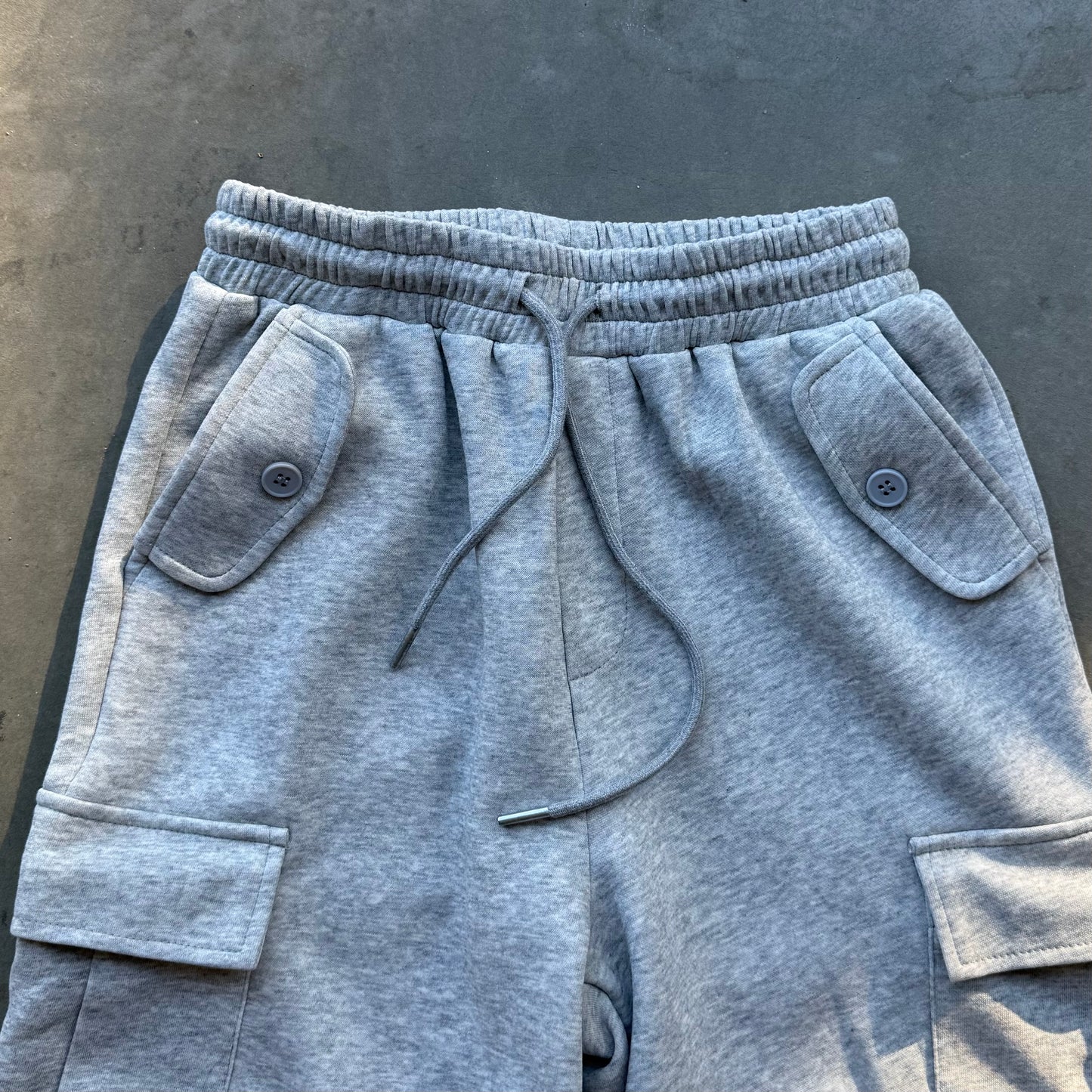 CARGO POCKET LOUNGE SHORTS [HEATHER]