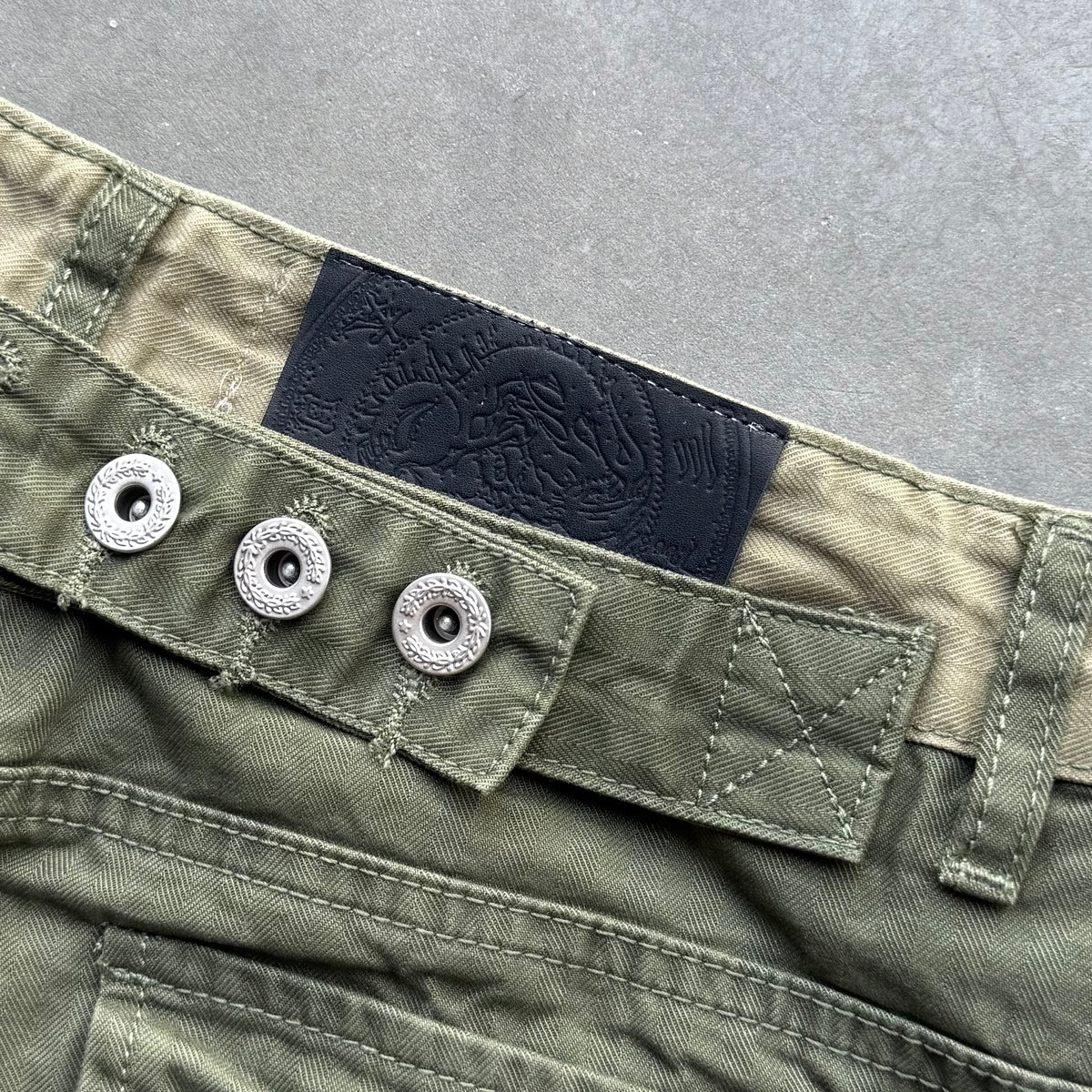 HERRINGBONE FATIGUES [OLIVE]