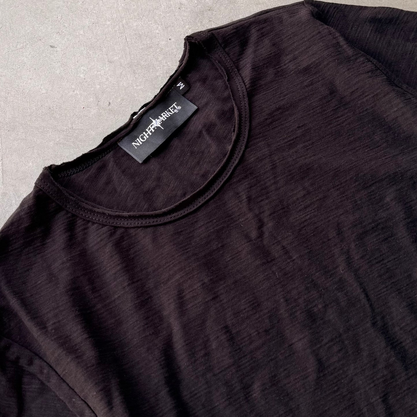 FITTED SLUB TEE [NOIR]