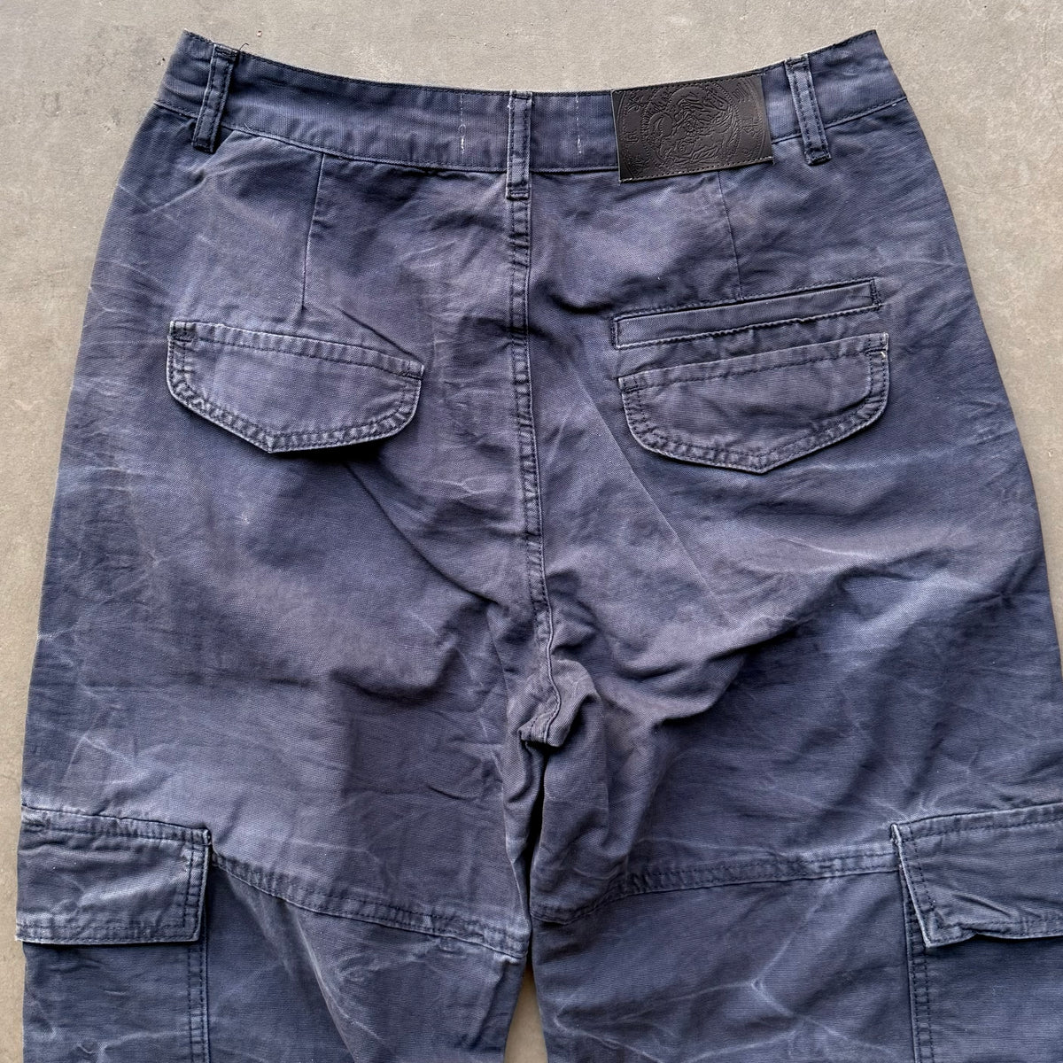 RIPPLE FADE CARGO PANTS [ABYSS]