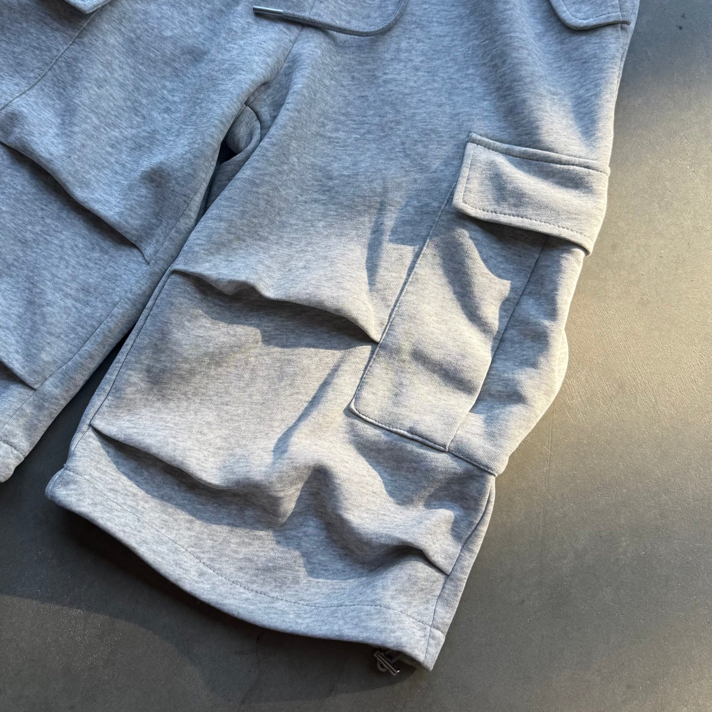 CARGO POCKET LOUNGE SHORTS [HEATHER]