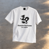 "MARCHÉ NOCTURNE" GRAPHIC TEE [WHITE]