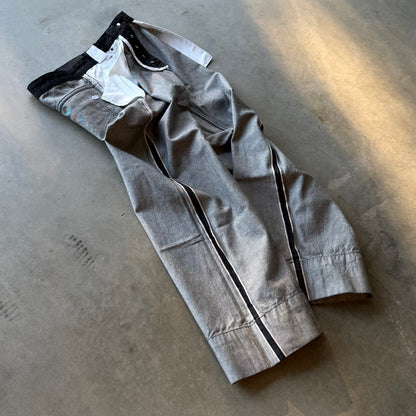 LOCK-CUFF SELVEDGE DENIM [UNIFORM BLACK]