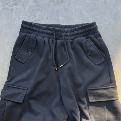 CARGO POCKET LOUNGE SHORTS [NOIR]