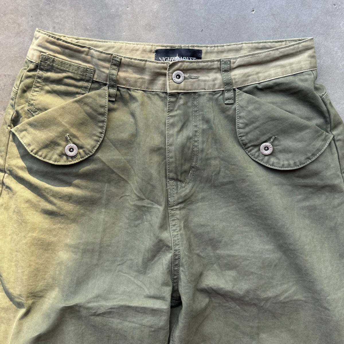 HERRINGBONE FATIGUES [OLIVE]