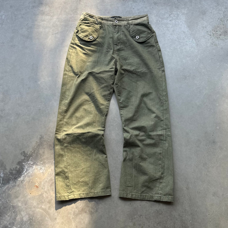 HERRINGBONE FATIGUES [OLIVE]