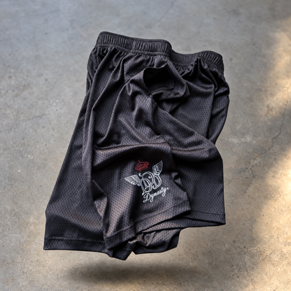 EMBLEM HOOP SHORTS [NOIR]