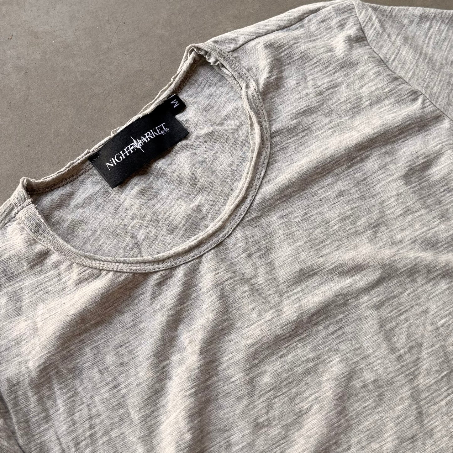 FITTED SLUB TEE [HEATHER]