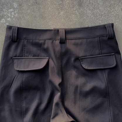 PLEATED DRESS PANTS [NOIR]