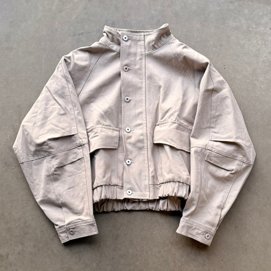 CROPPED FIELD JACKET [OLD BEIGE]