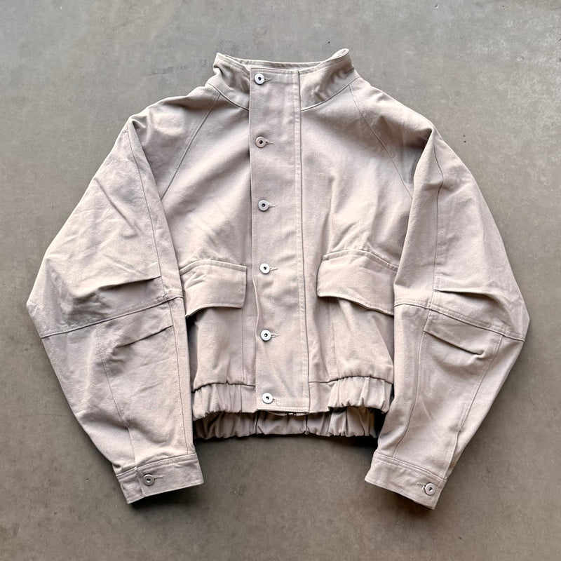 CROPPED FIELD JACKET [OLD BEIGE]