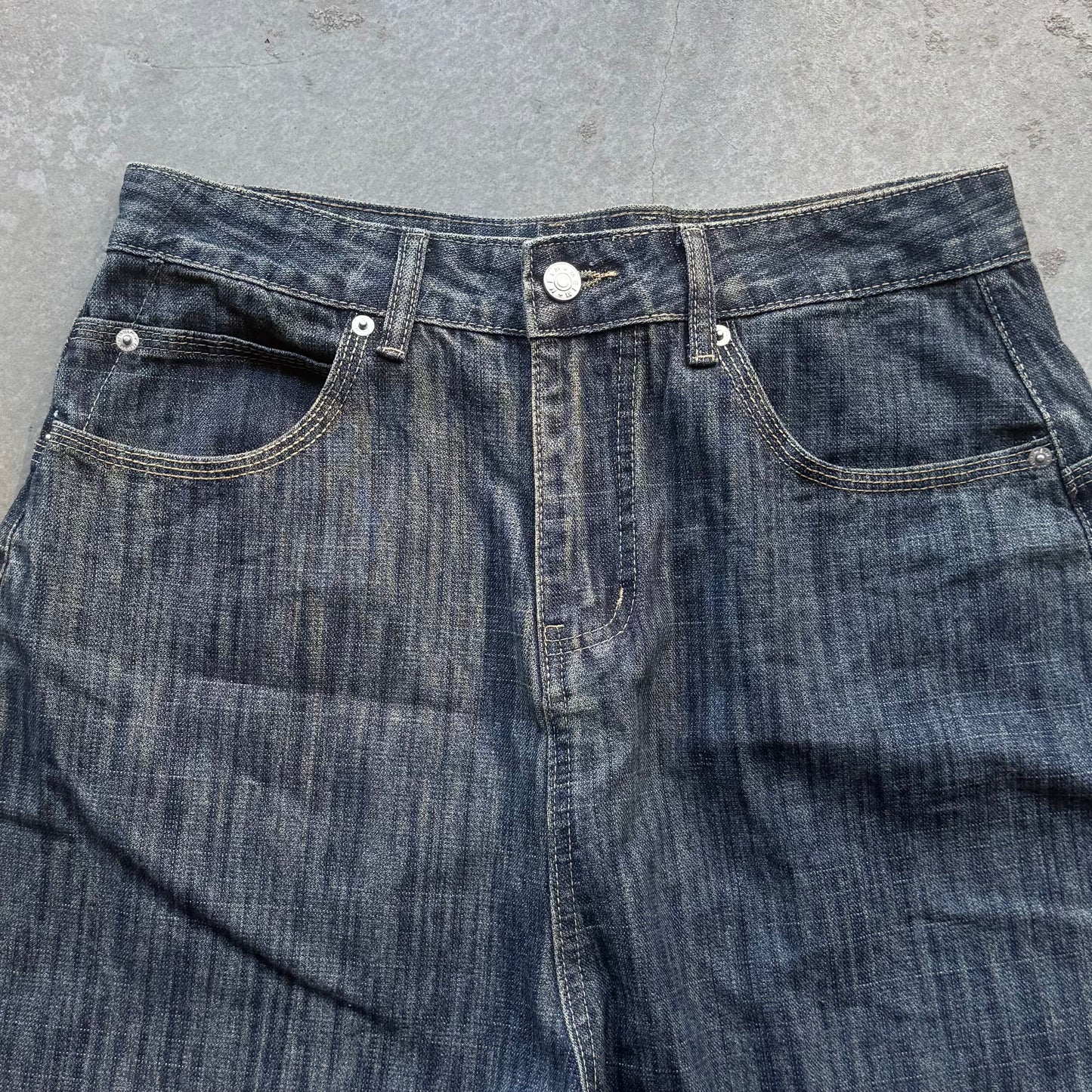 FLOWING RIVER SLUB DENIM [DEEP INDIGO]