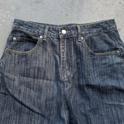 FLOWING RIVER SLUB DENIM [DEEP INDIGO]