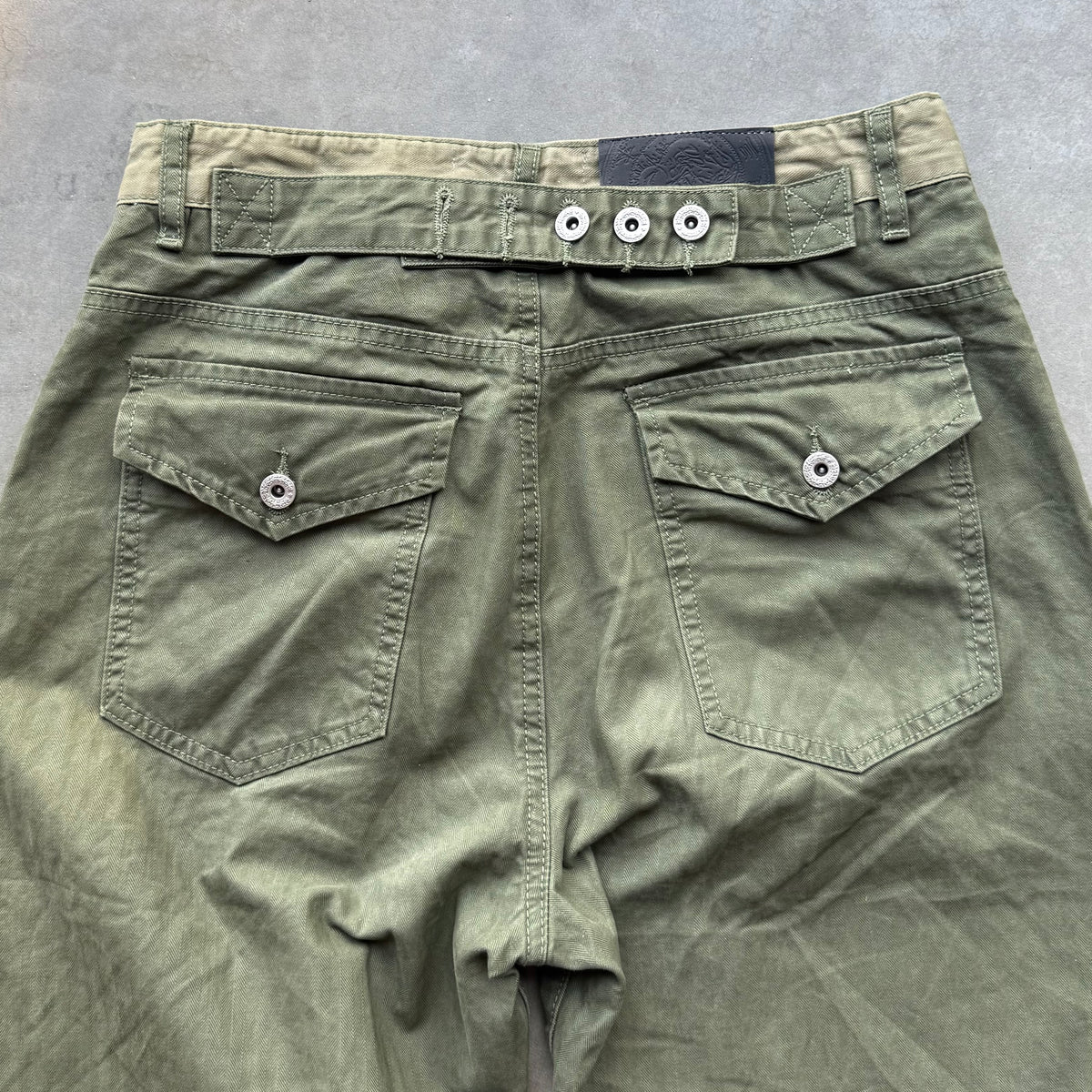 HERRINGBONE FATIGUES [OLIVE]