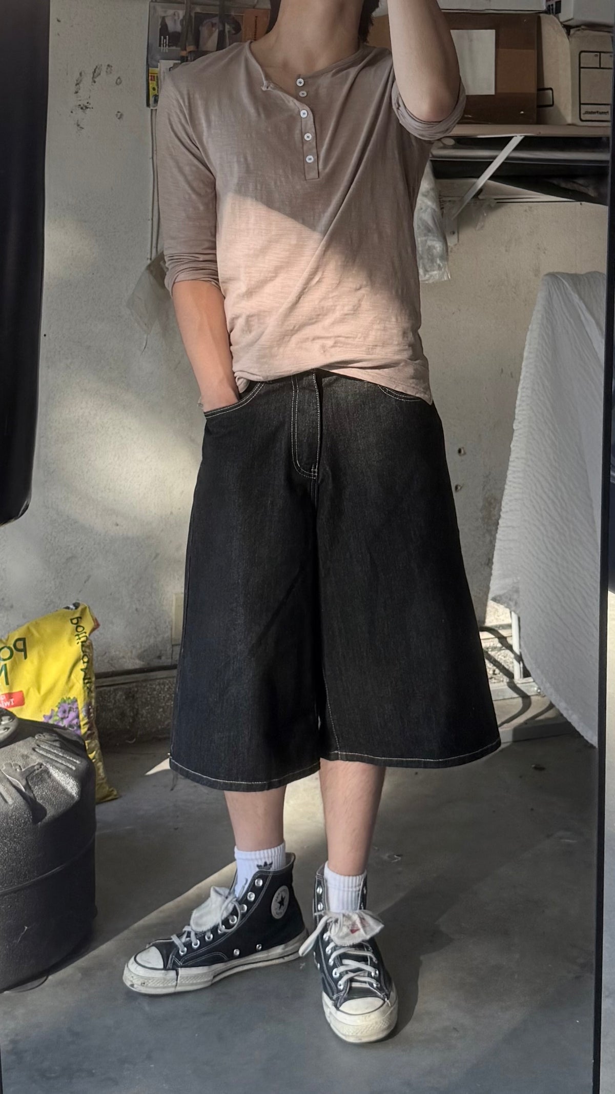 BASIC JORTS [BLACK]