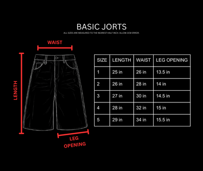 BASIC JORTS [DEEP INDIGO]
