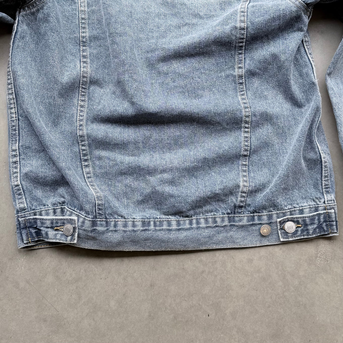 SLUB DENIM JACKET [OCEAN]