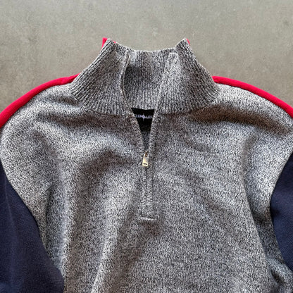 WARMUP QUARTER ZIP KNIT [HOME]