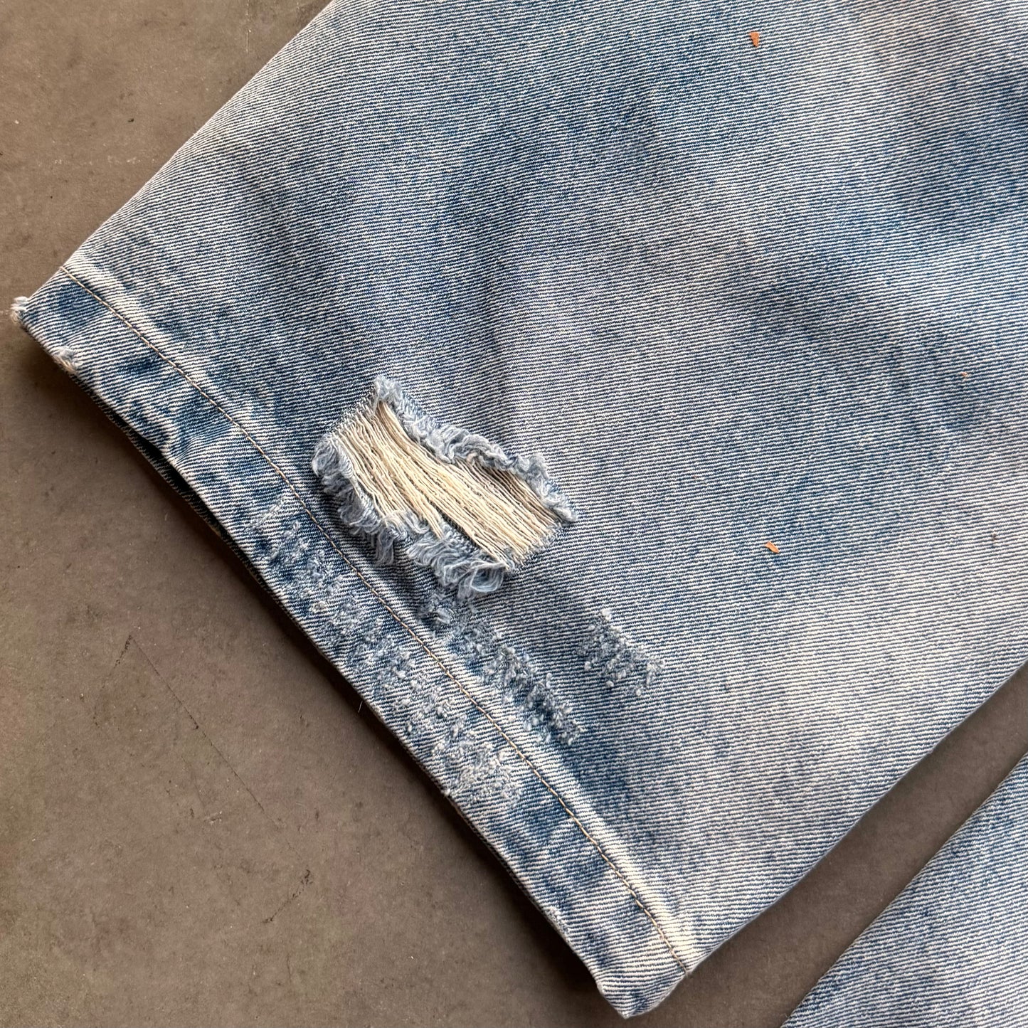 VINTAGE BUTTON FLY DENIM [LIGHT BLUE]