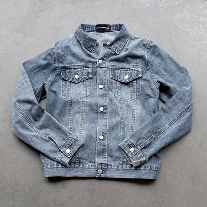 SLUB DENIM JACKET [OCEAN]
