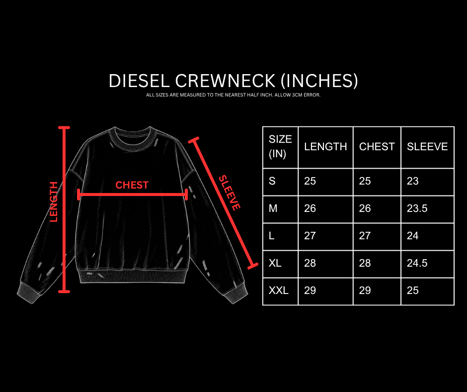 DIESEL CREWNECK [HEATHER]
