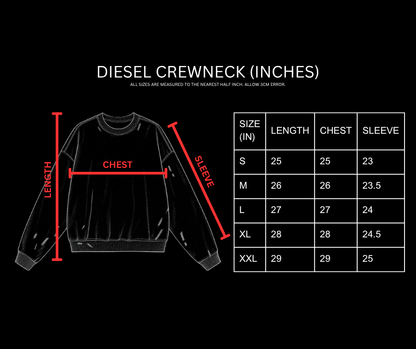 DIESEL CREWNECK [HEATHER]