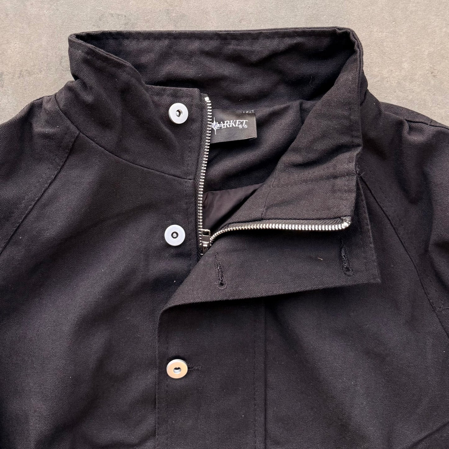 CROPPED FIELD JACKET [NOIR]