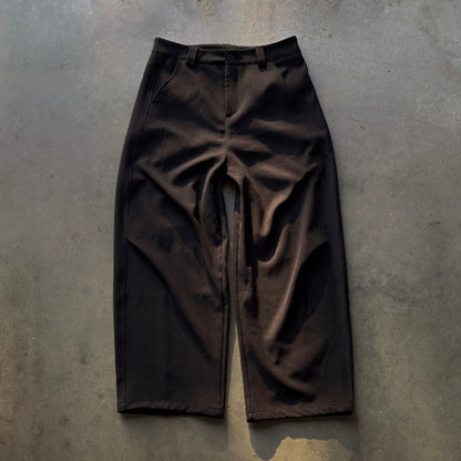 PLEATED DRESS PANTS [NOIR]