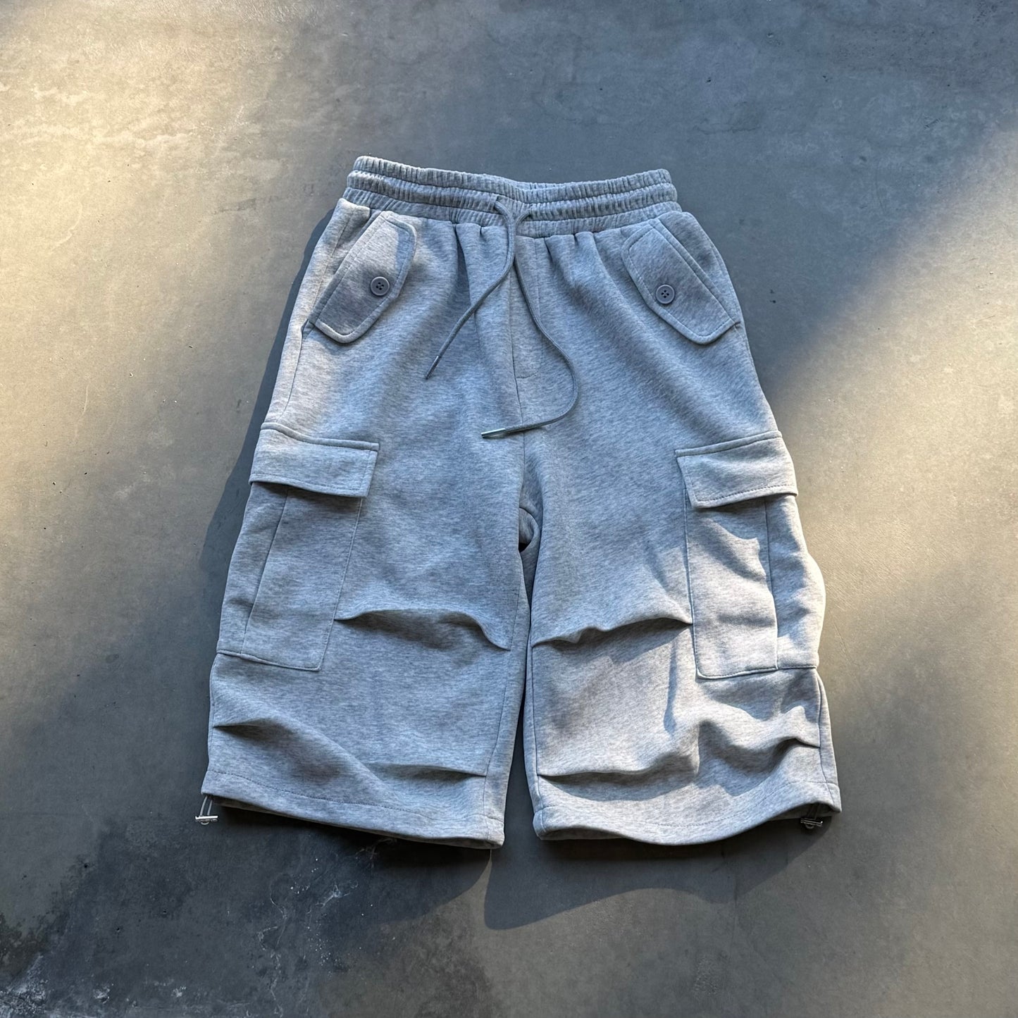 CARGO POCKET LOUNGE SHORTS [HEATHER]