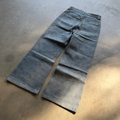 FLEUR MULE POCKET DENIM [AQUA-INDIGO]