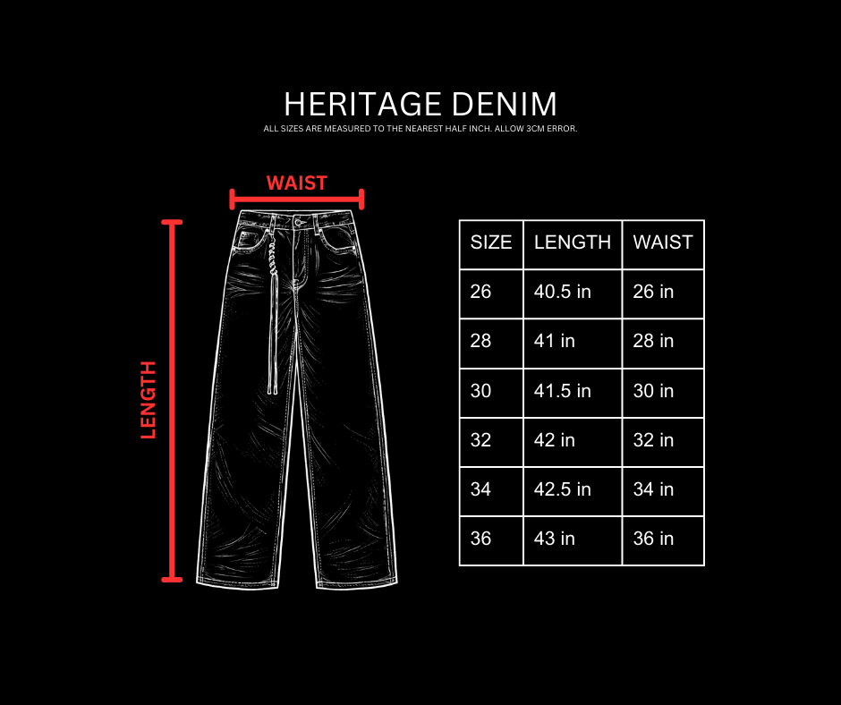 HERITAGE DENIM [AGED INDIGO]