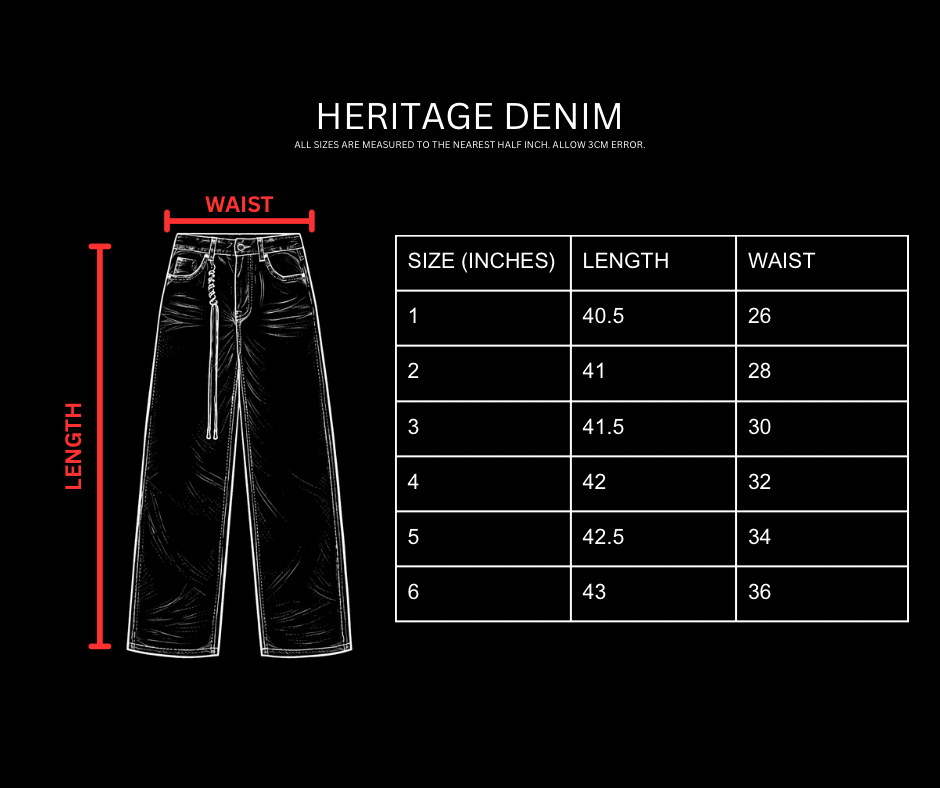 HERITAGE DENIM [AGED INDIGO]