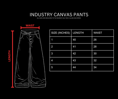 INDUSTRY CANVAS PANTS [CONCRETE]