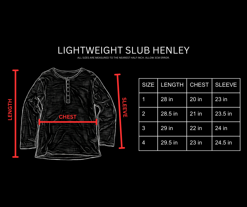 LIGHTWEIGHT SLUB HENLEY [WHITE]