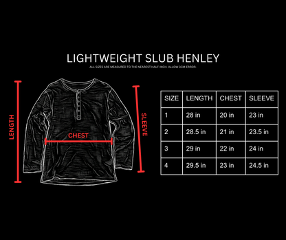 LIGHTWEIGHT SLUB HENLEY [WHITE]