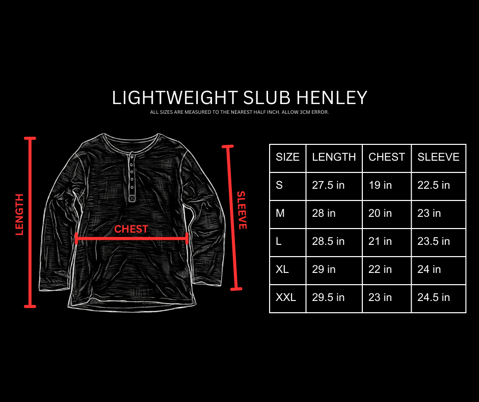 LIGHTWEIGHT SLUB HENLEY [WHITE]