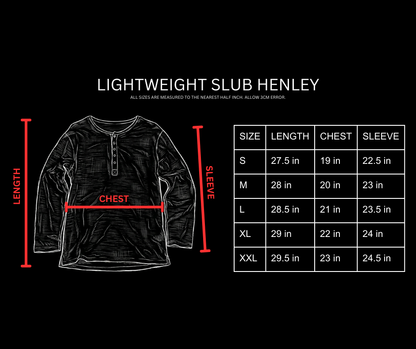 LIGHTWEIGHT SLUB HENLEY [WHITE]