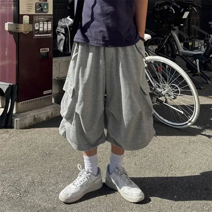 CARGO POCKET LOUNGE SHORTS [HEATHER]