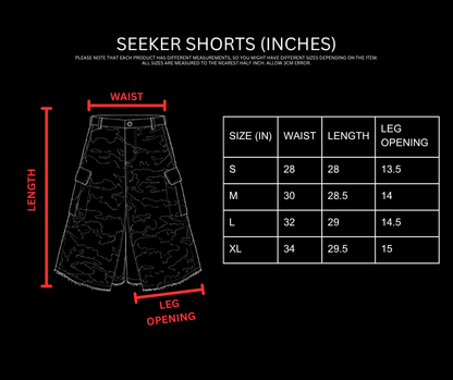 SEEKER SHORTS [RIPSTOP CAMO]