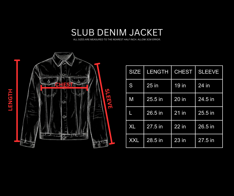 SLUB DENIM JACKET [OCEAN]