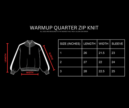 WARMUP QUARTER ZIP KNIT [AWAY]